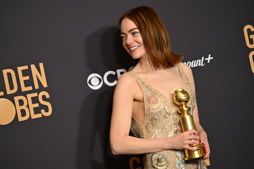 Emma Stone Had A Playful Response To Taylor Swift’s Globes Cheering