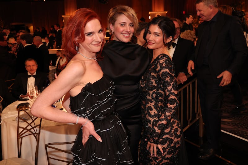 Hari Nef, Greta Gerwig and Kylie Jenner at 2024 Golden Globe Awards
