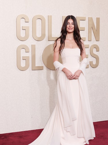 Camila Morone at the 81st Golden Globe Awards 