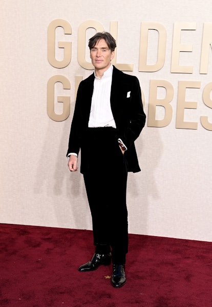 BEVERLY HILLS, CALIFORNIA - JANUARY 07: Cillian Murphy attends the 81st Annual Golden Globe Awards a...
