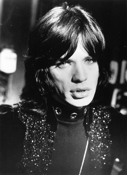 Mick Jagger shag haircut bangs
