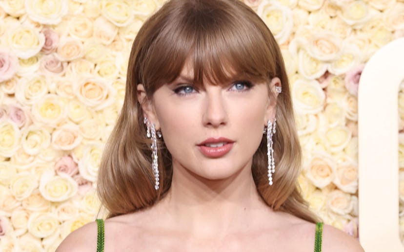 BEVERLY HILLS, CALIFORNIA - JANUARY 07: Taylor Swift attends the 81st Annual Golden Globe Awards at ...