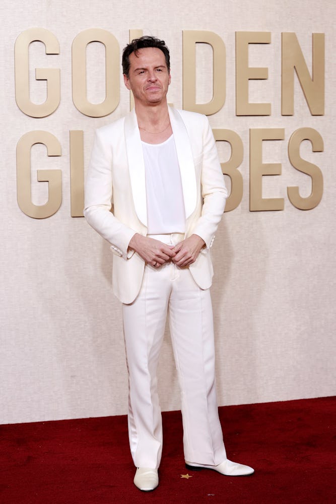 Irish actor Andrew Scott arrives for the 81st annual Golden Globe Awards 
