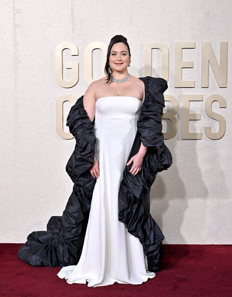 Lily Gladstone attends the 81st Annual Golden Globe Awards