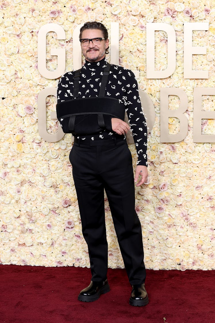 Pedro Pascal attends the 81st Annual Golden Globe Awards 