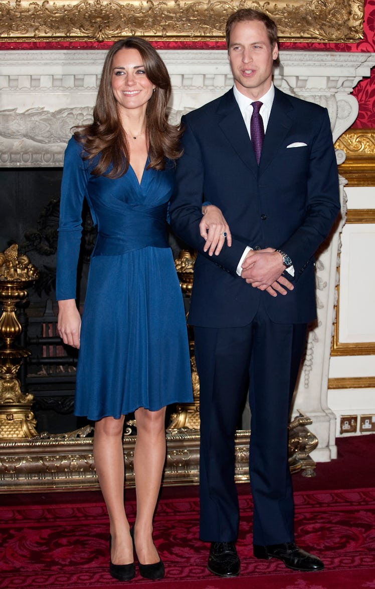 Prince William And Kate Middleton, During A Photocall In The State Apartments Of St James'S Palace
