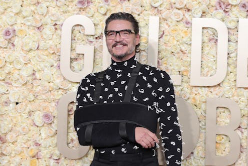 Pedro Pascal arrived to the 2024 Golden Globes with funny nail art.