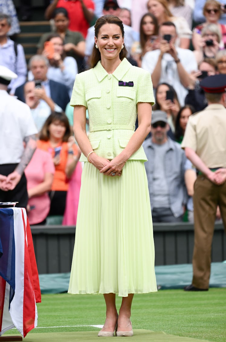 Catherine, Princess of Wales attends day thirteen of the Wimbledon Tennis Championships 