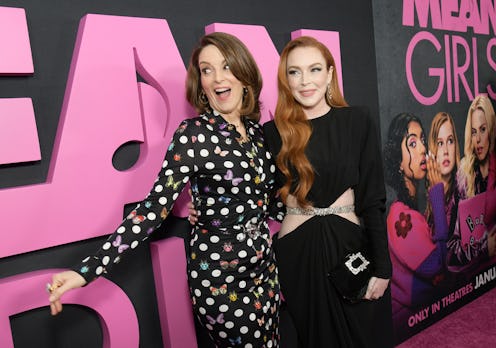 Tina Fey and Lindsay Lohan.