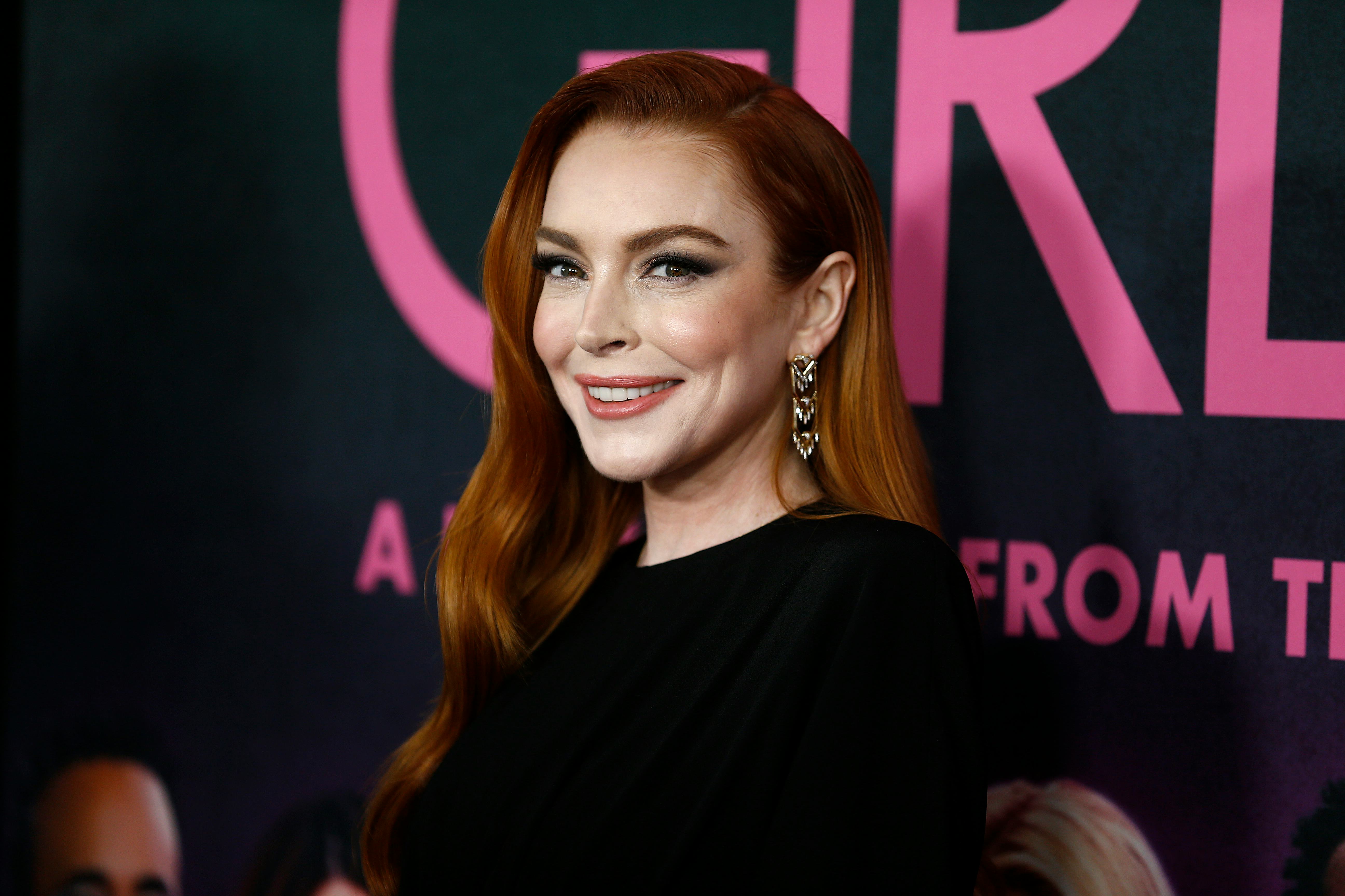 Lindsay Lohan appeared at the Jan. 8 premiere of the latest 'Mean Girls.'
