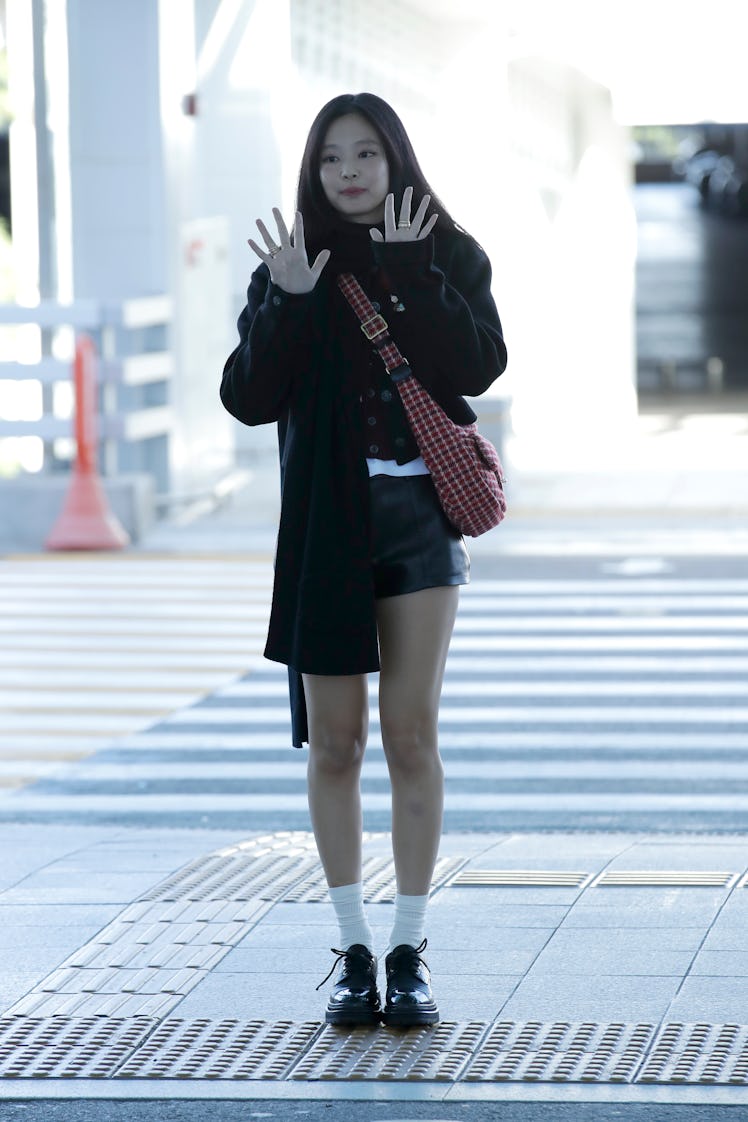 INCHEON, SOUTH KOREA - SEPTEMBER 29: Jennie of South Korean girl group BLACKPINK is seen arriving fo...