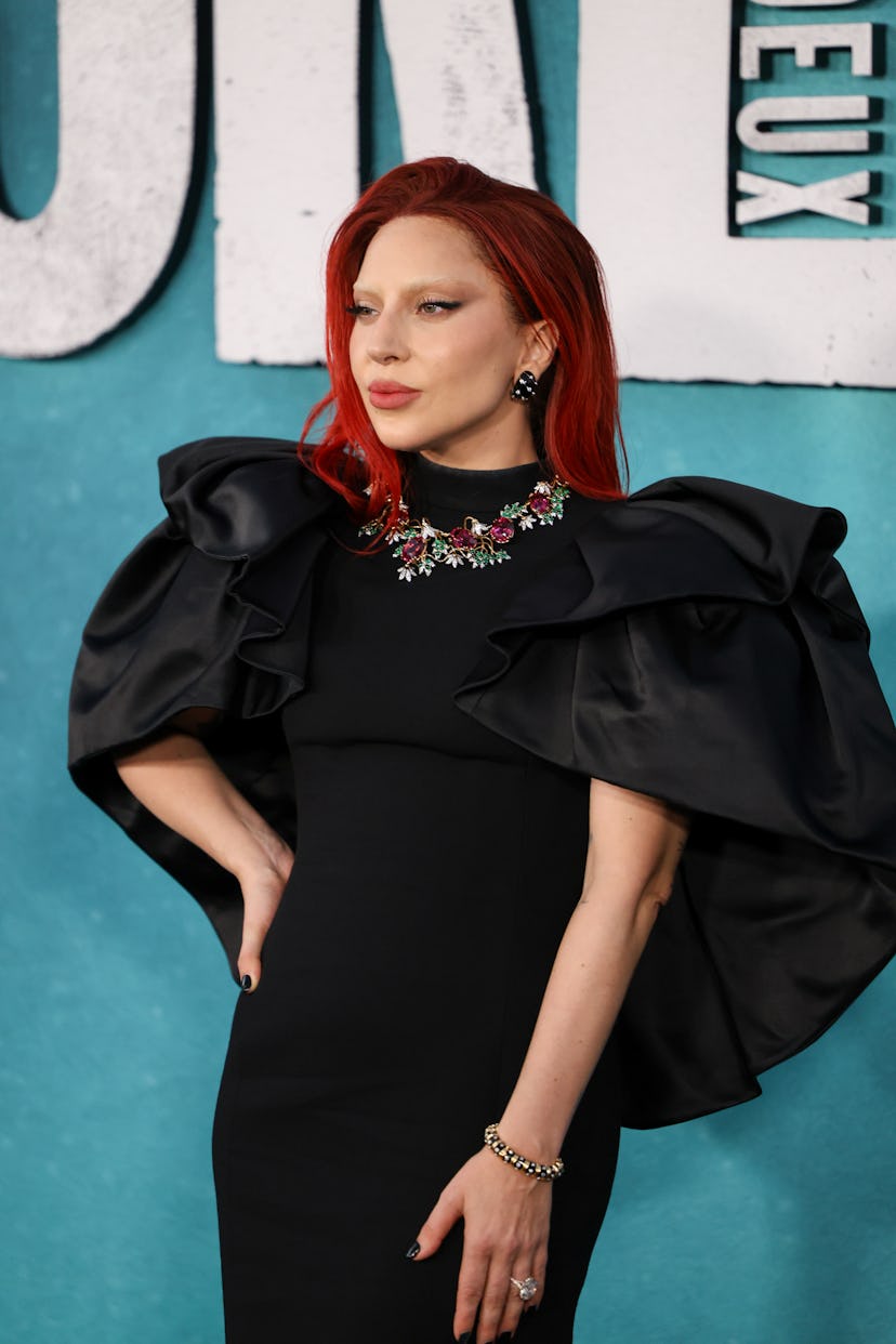 Lady Gaga at the "Joker: Folie à Deux" premiere held at TCL Chinese Theatre on September 30, 2024 in...