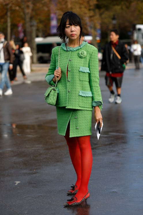 Paris Fashion Week Spring/Summer 2025 Street Style