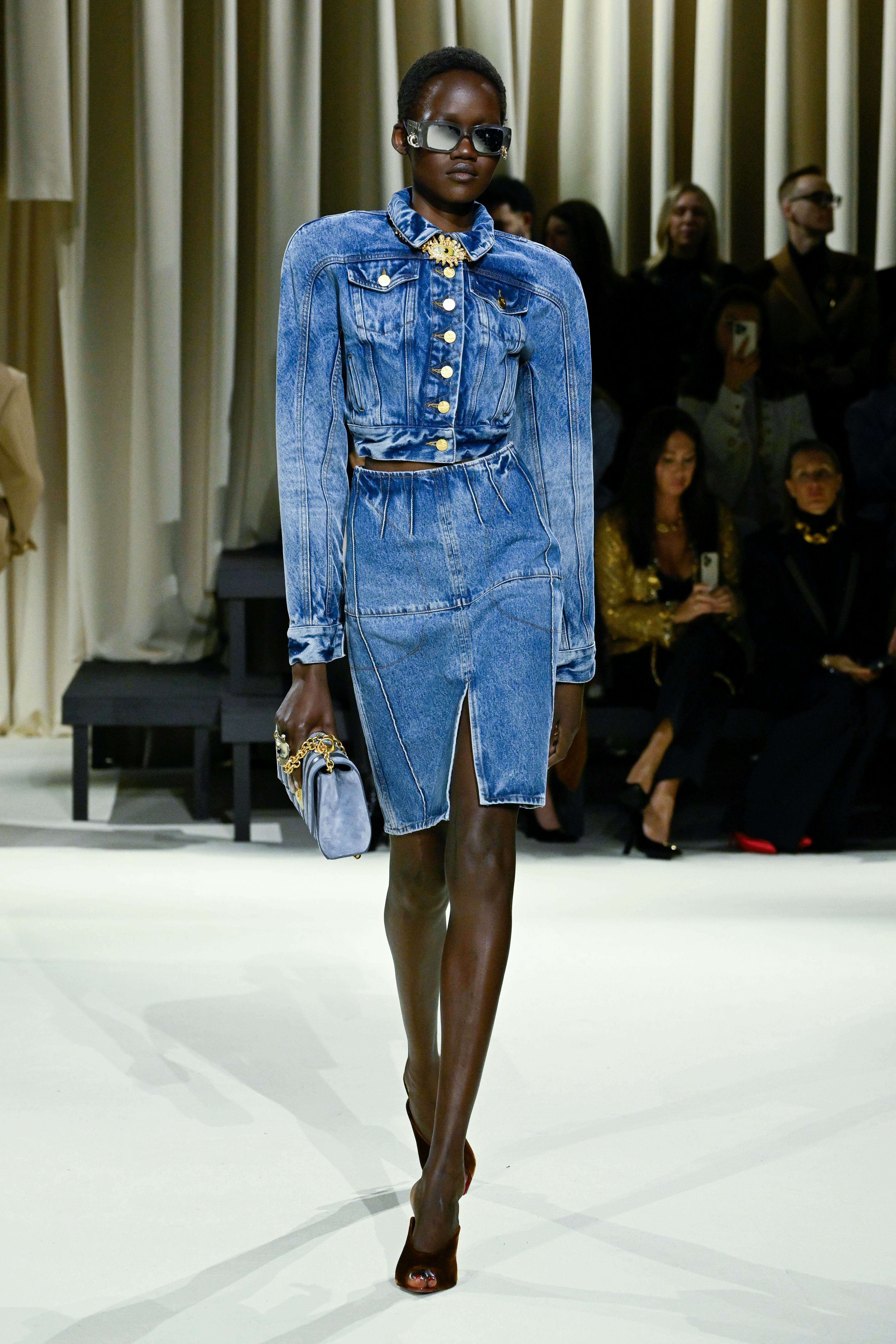 Gemini has what it takes to pull off an all-denim look.