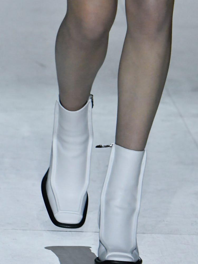 PARIS, FRANCE - MARCH 05: A model walks the runway during the Vuitton Ready to Wear Fall/Winter 2024...