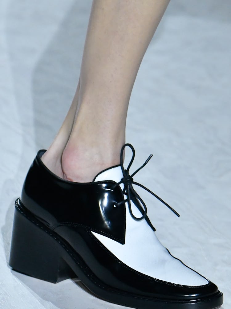 PARIS, FRANCE - MARCH 05: A model walks the runway during the Vuitton Ready to Wear Fall/Winter 2024...