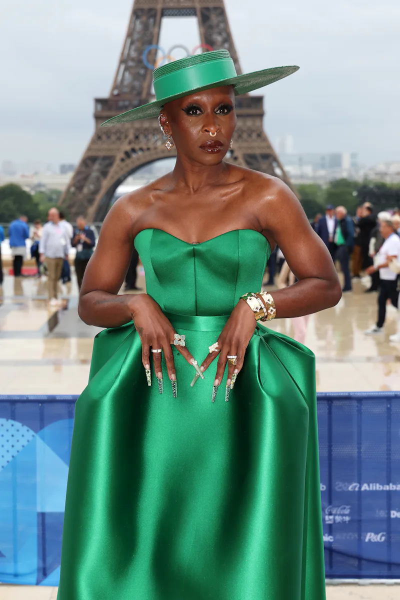 wicked green dress Zac Posen x Wicked Chiffon Gown