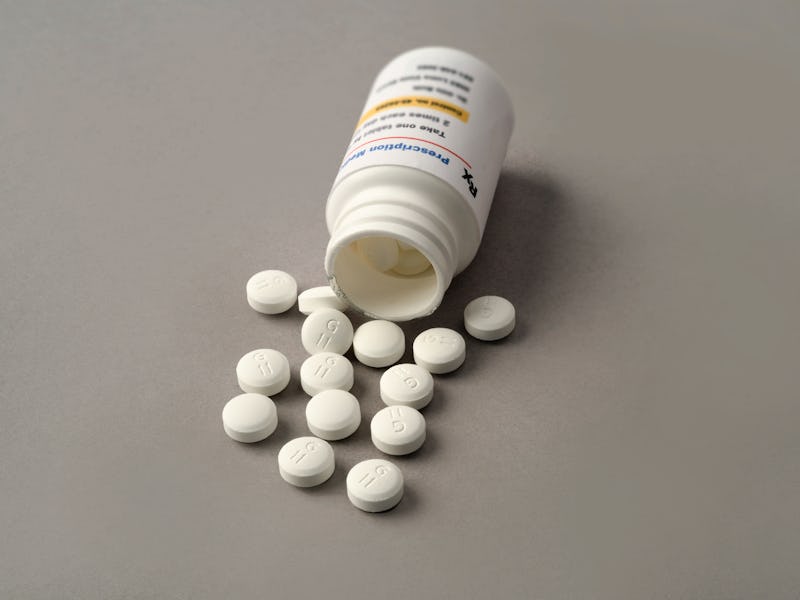 Metformin hydrochloride anti-diabetic tablets with bottle