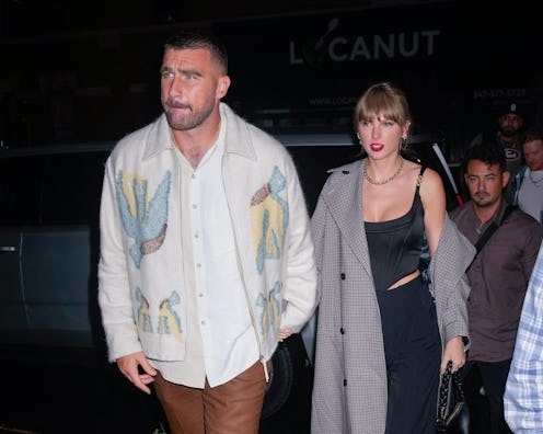 Taylor Swift basically wore lingerie while on a date night with Travis Kelce.