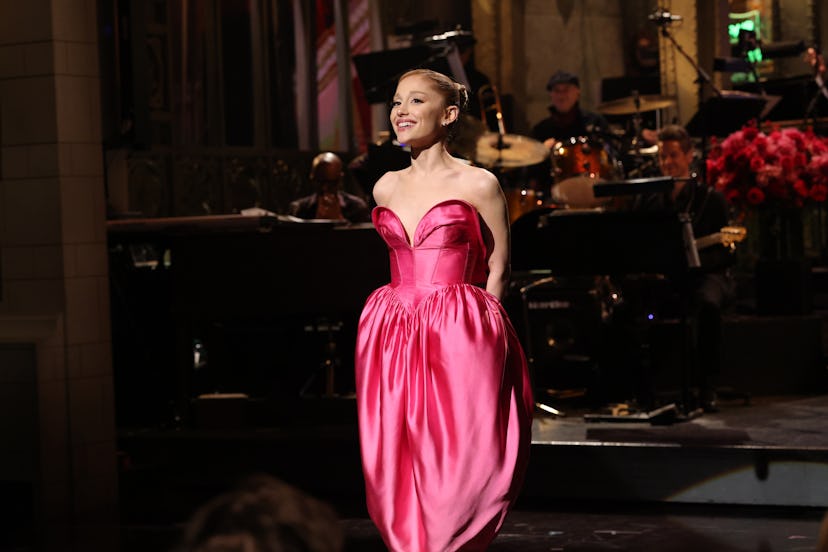 SATURDAY NIGHT LIVE – Episode 1867 – Pictured: Host Ariana Grande during the monologue on Saturday…