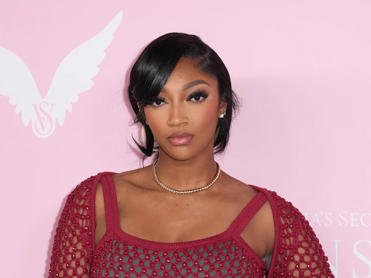 Angel Reese Wore A Mesh Dress At The 2024 Victoria's Secret Show Angel Reese Wore A Mesh Dress At The 2024 Victoria's Secret Show