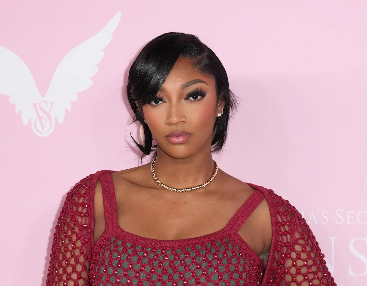 Angel Reese Wore A Mesh Dress At The 2024 Victoria's Secret Show