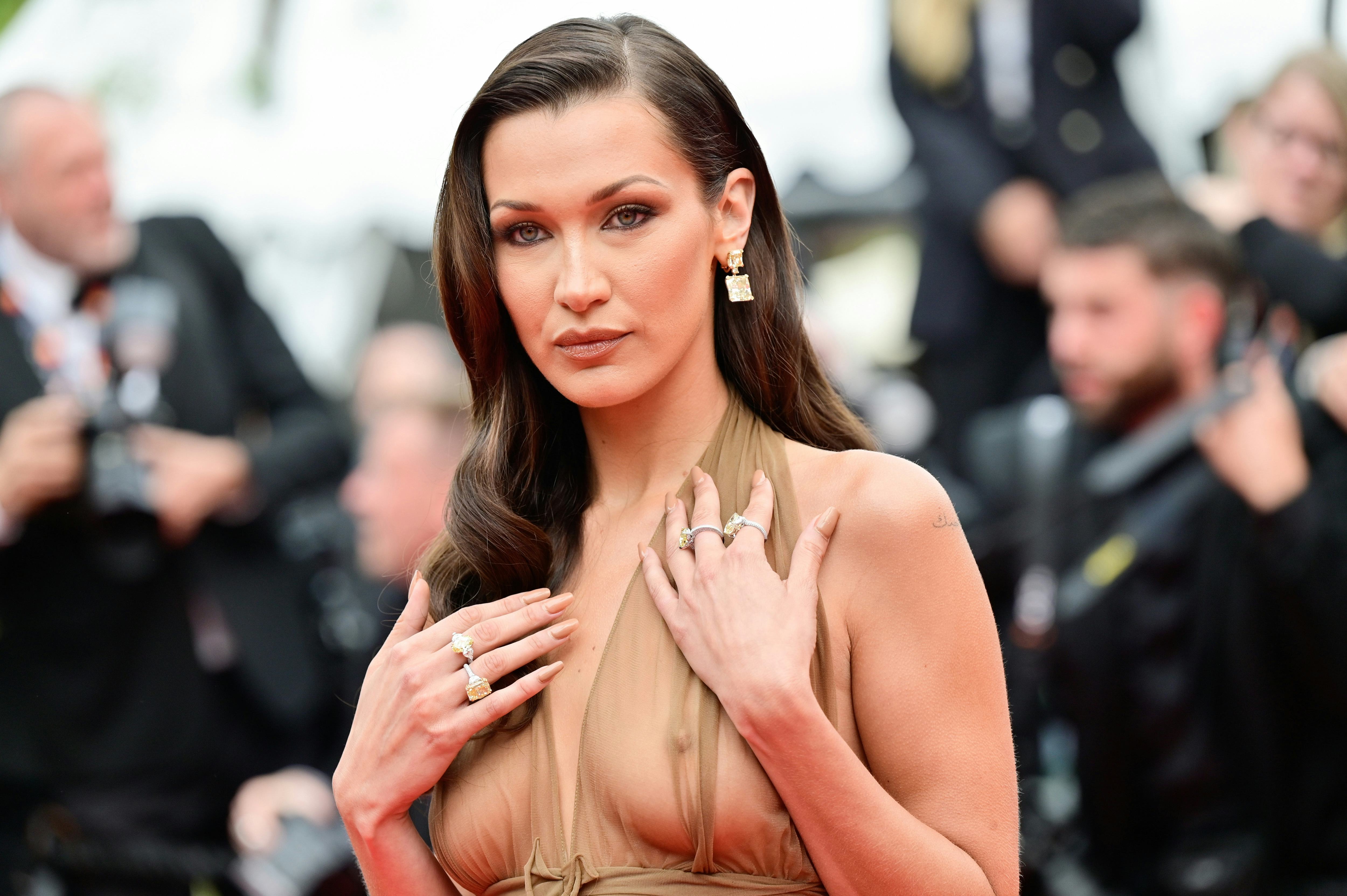 Bella Hadid Wore A Thong At The 2025 Victoria's Secret Fashion Show