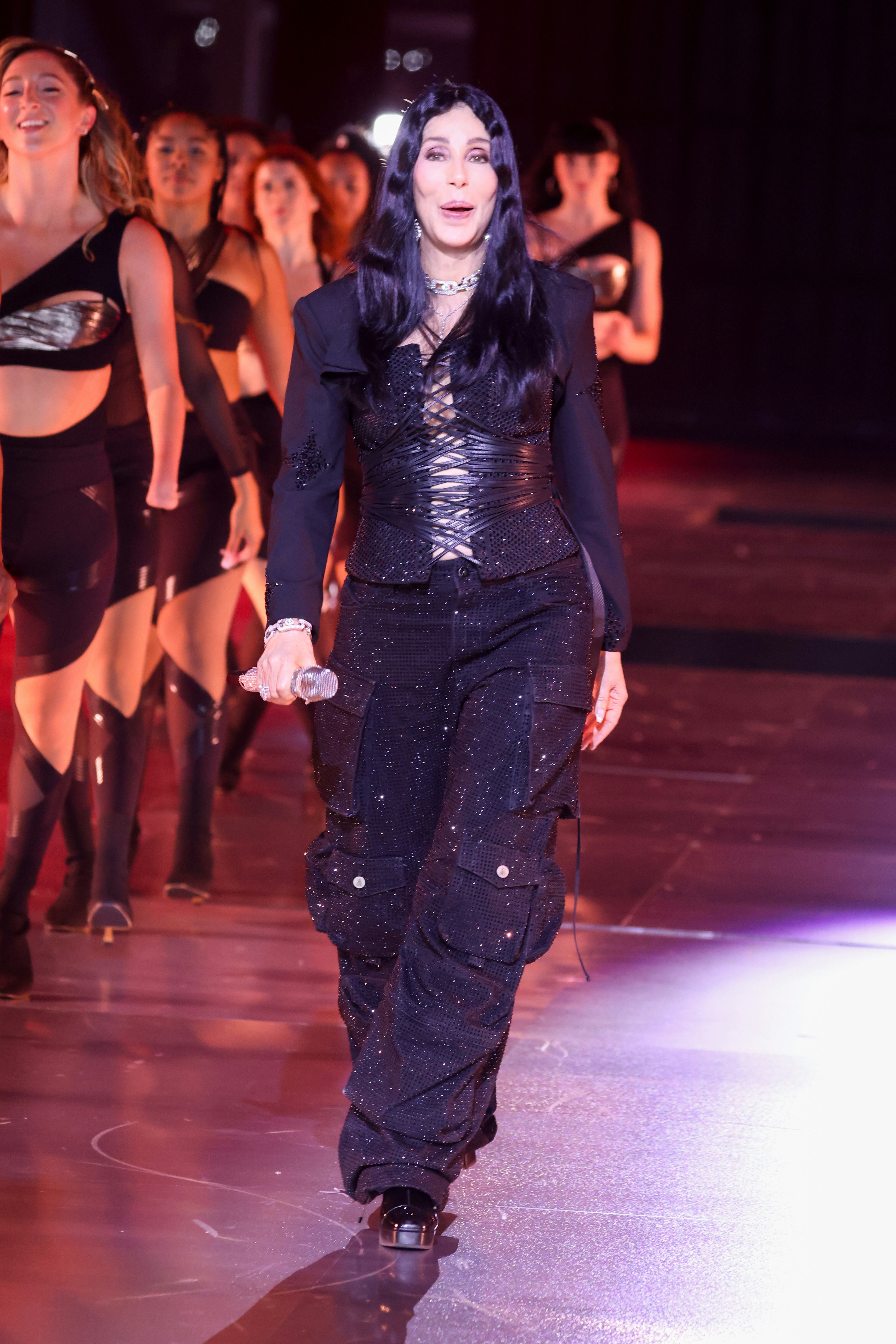 Cher performs at the Victoria&rsquo;s Secret Fashion Show held at the Brooklyn Navy Yard on October 15, 20&hellip;