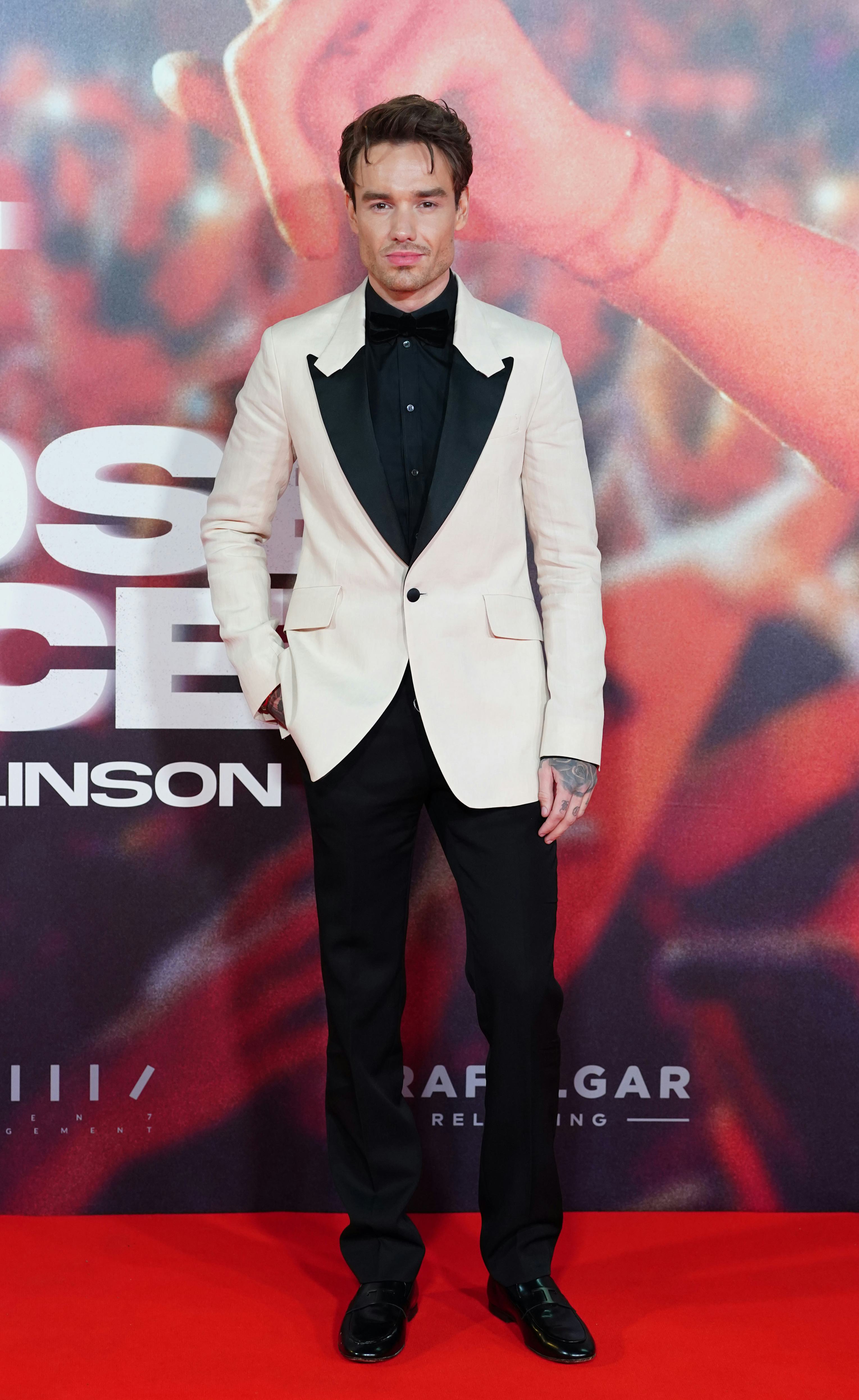 Liam Payne, who died on Oct. 16, 2024, on a red carpet.