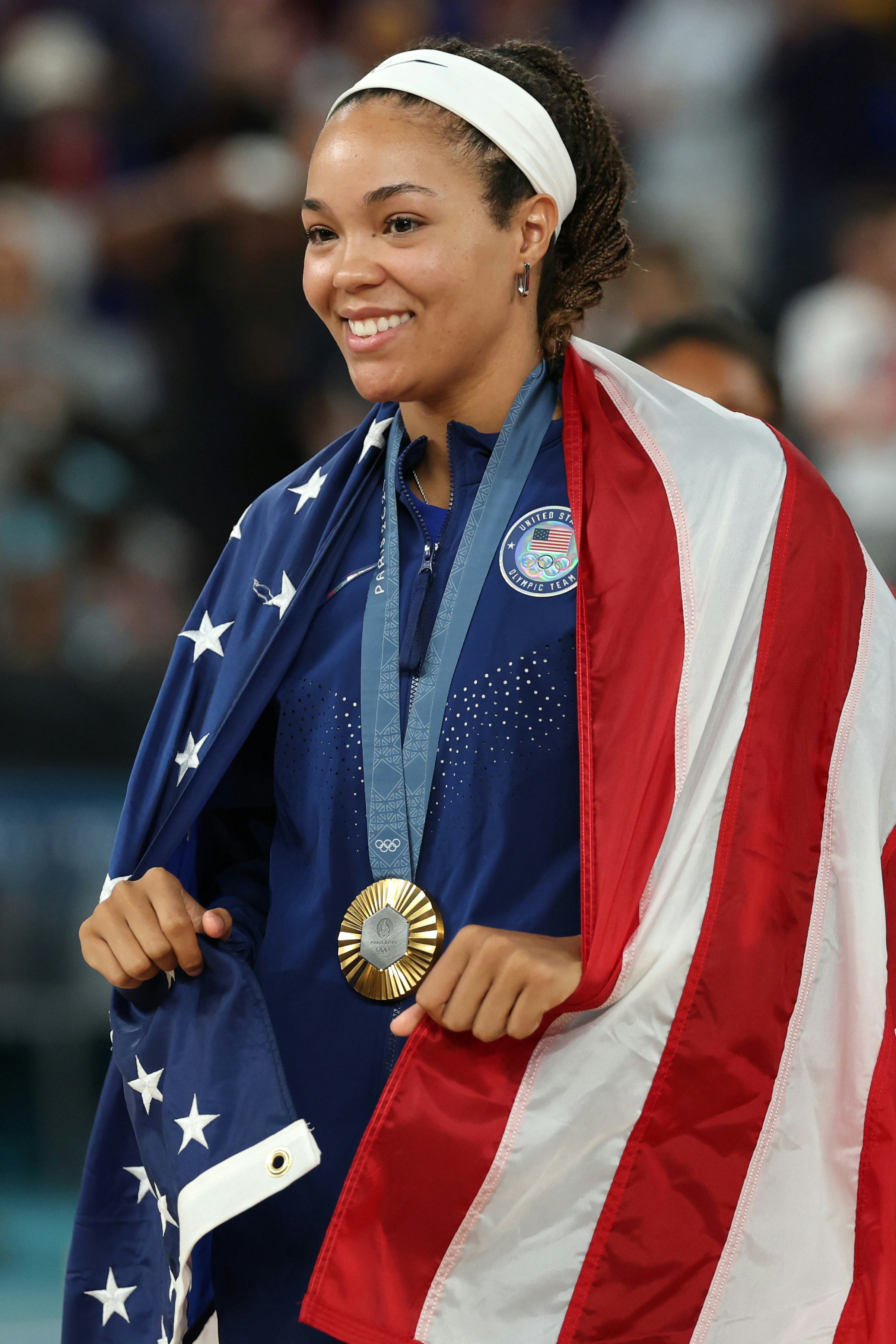 Napheesa Collier was on the U.S. Women&rsquo;s basketball team roster for the 2024 Paris Olympics.