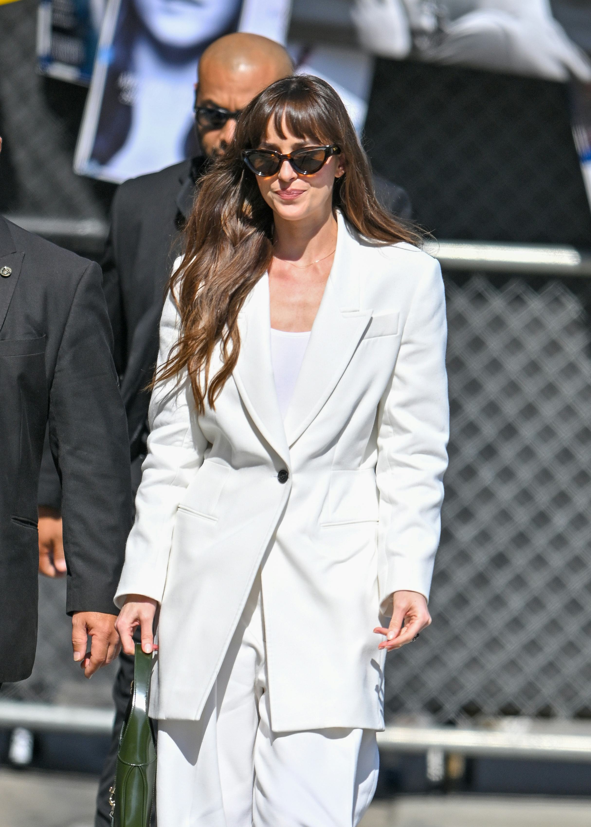 LOS ANGELES, CA - JUNE 19: Dakota Johnson is seen at &ldquo;Jimmy Kimmel Live!&rdquo; on June 19, 2024 in Los An&hellip;