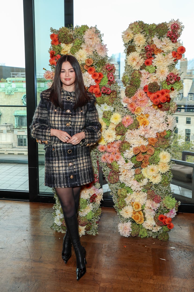 LONDON, ENGLAND - OCTOBER 13: Selena Gomez attends the Netflix Awards Brunch during the 2024 BFI Lon…