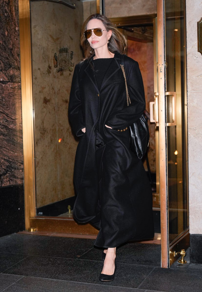 Angelina Jolie is seen on October 1, 2024 in New York City.