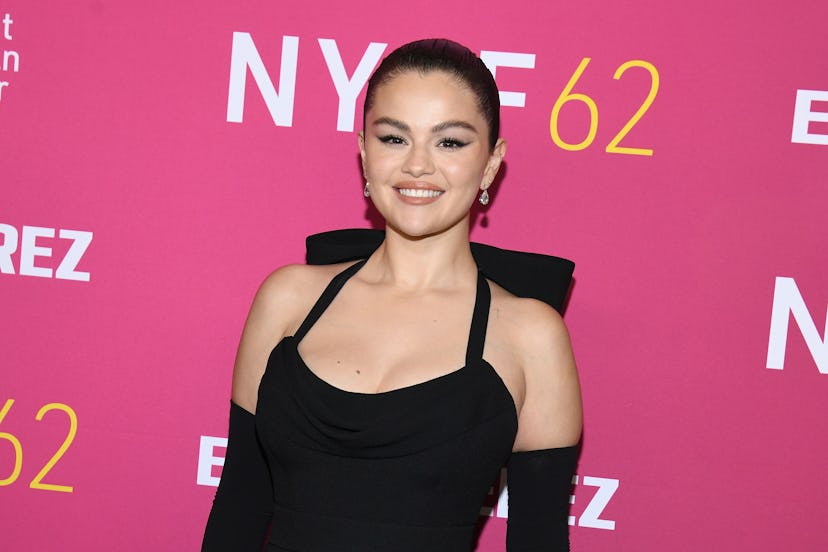 Selena Gomez at the premiere of her new film, Emilia Pérez, in New York.