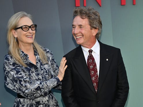 Meryl Streep and Martin Short at the Season 4 premiere of Hulu's "Only Murders In The Building."