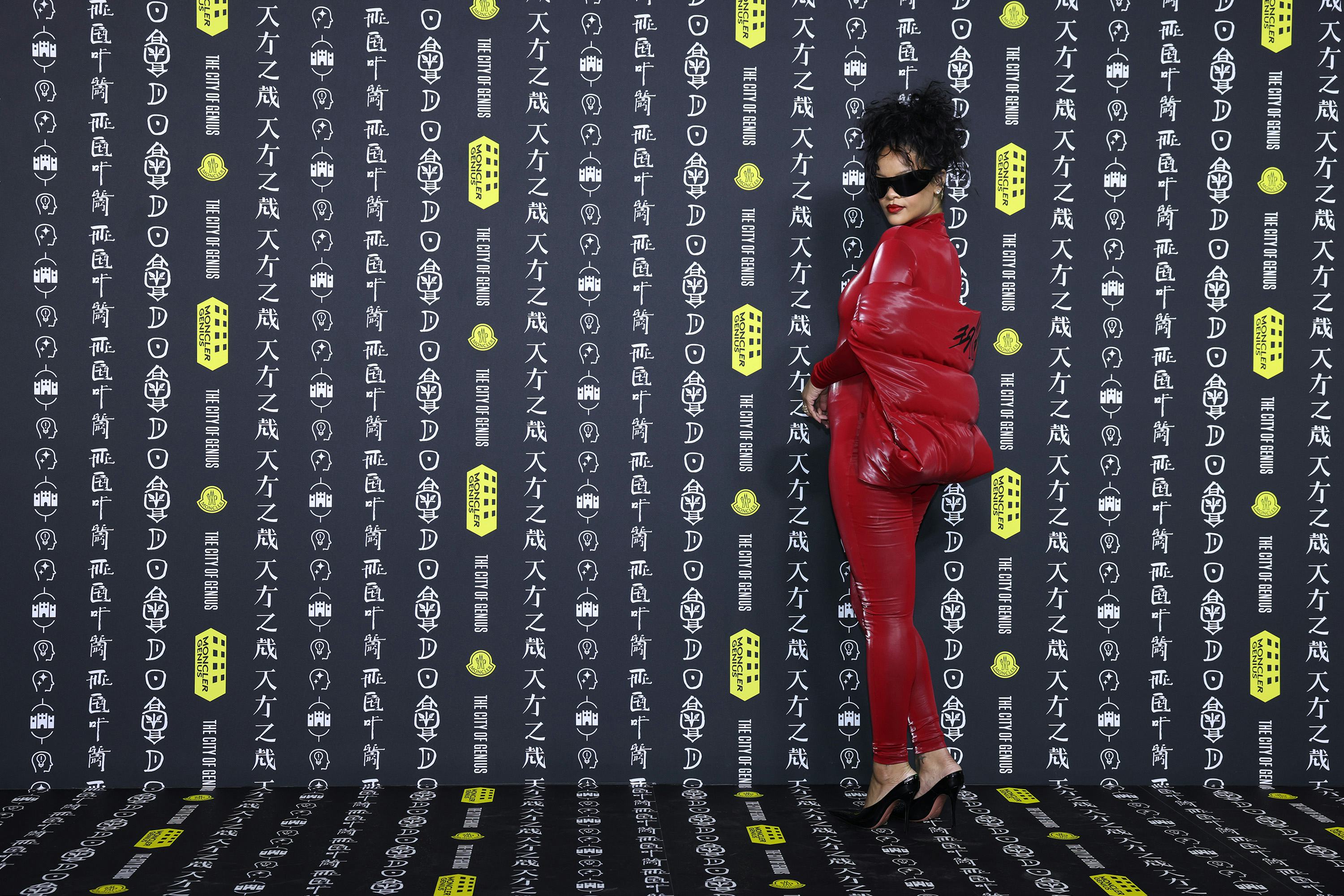 SHANGHAI, CHINA - OCTOBER 19: Music Artist Rihanna attends &ldquo;The City of Genius&rdquo; of Moncler by the Hu&hellip;