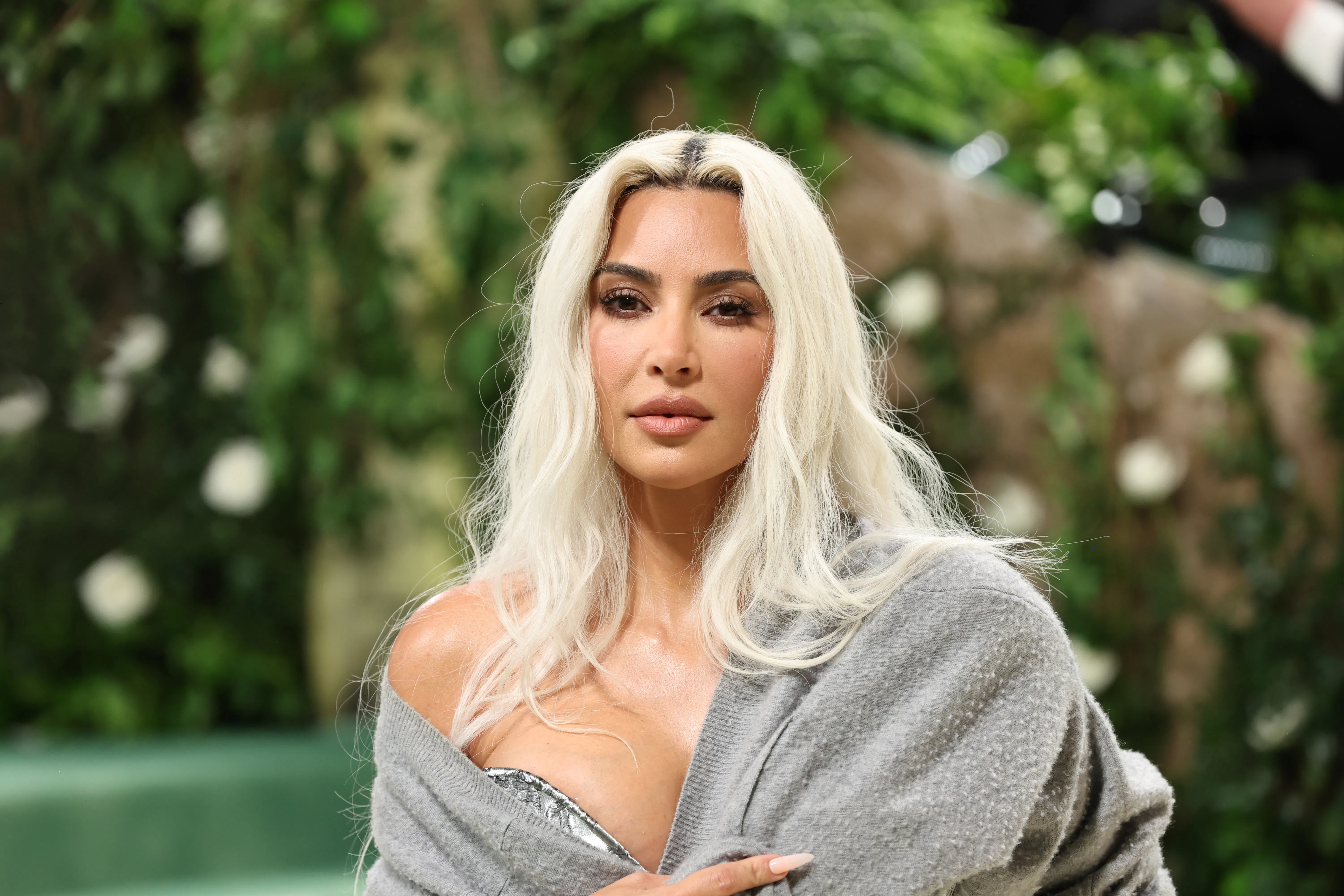 Kim Kardashian's 44th "Birthday Suit" Was A Chic Naked Dress