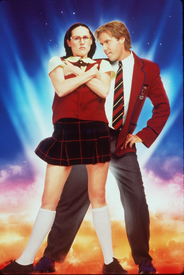 A poster for ‘Superstar,’ the movie with Will Ferrell and Molly Shannon, who plays Mary Katherine Ga…