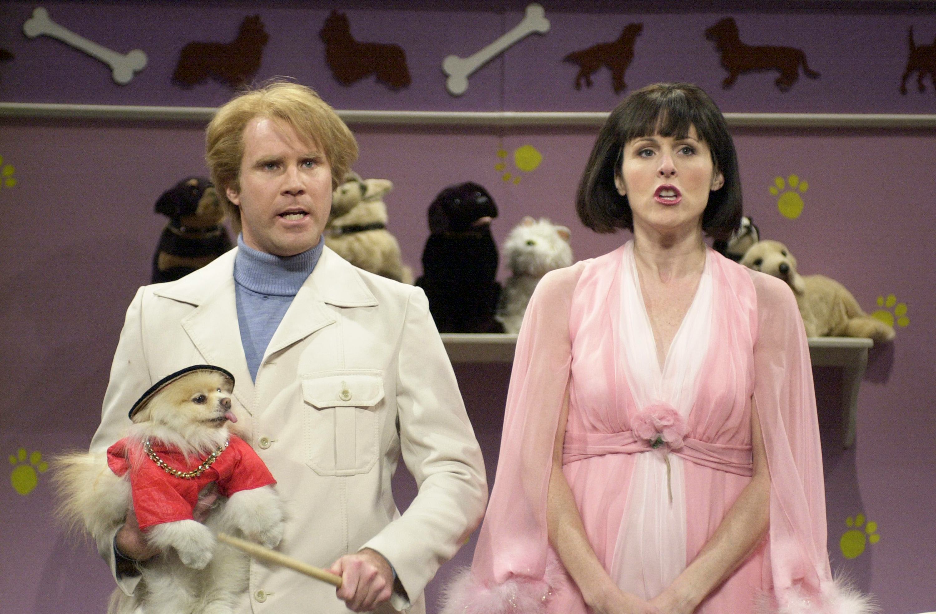 Will Ferrell and Molly Shannon, who recently revived an SNL character the Kamala Harris' campaign.