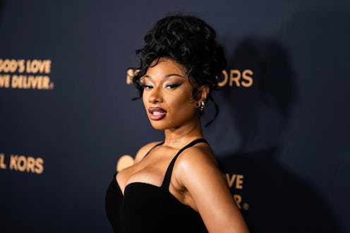 Megan Thee Stallion's LBD had a sky-high slit.