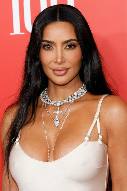 NEW YORK, NEW YORK - APRIL 26: Kim Kardashian attends the 2023 Time100 Gala at Jazz at Lincoln Cente...