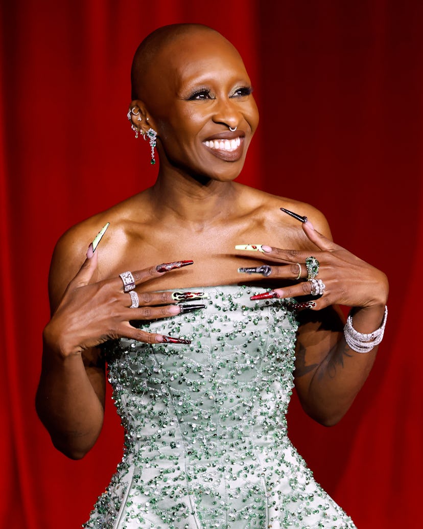 LOS ANGELES, CALIFORNIA - OCTOBER 19: Cynthia Erivo attends the 2024 Academy Museum Gala at Academy ...