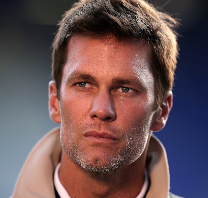 BIRMINGHAM, ENGLAND - SEPTEMBER 16: Tom Brady, Minority Owner of Birmingham City, looks on prior to ...