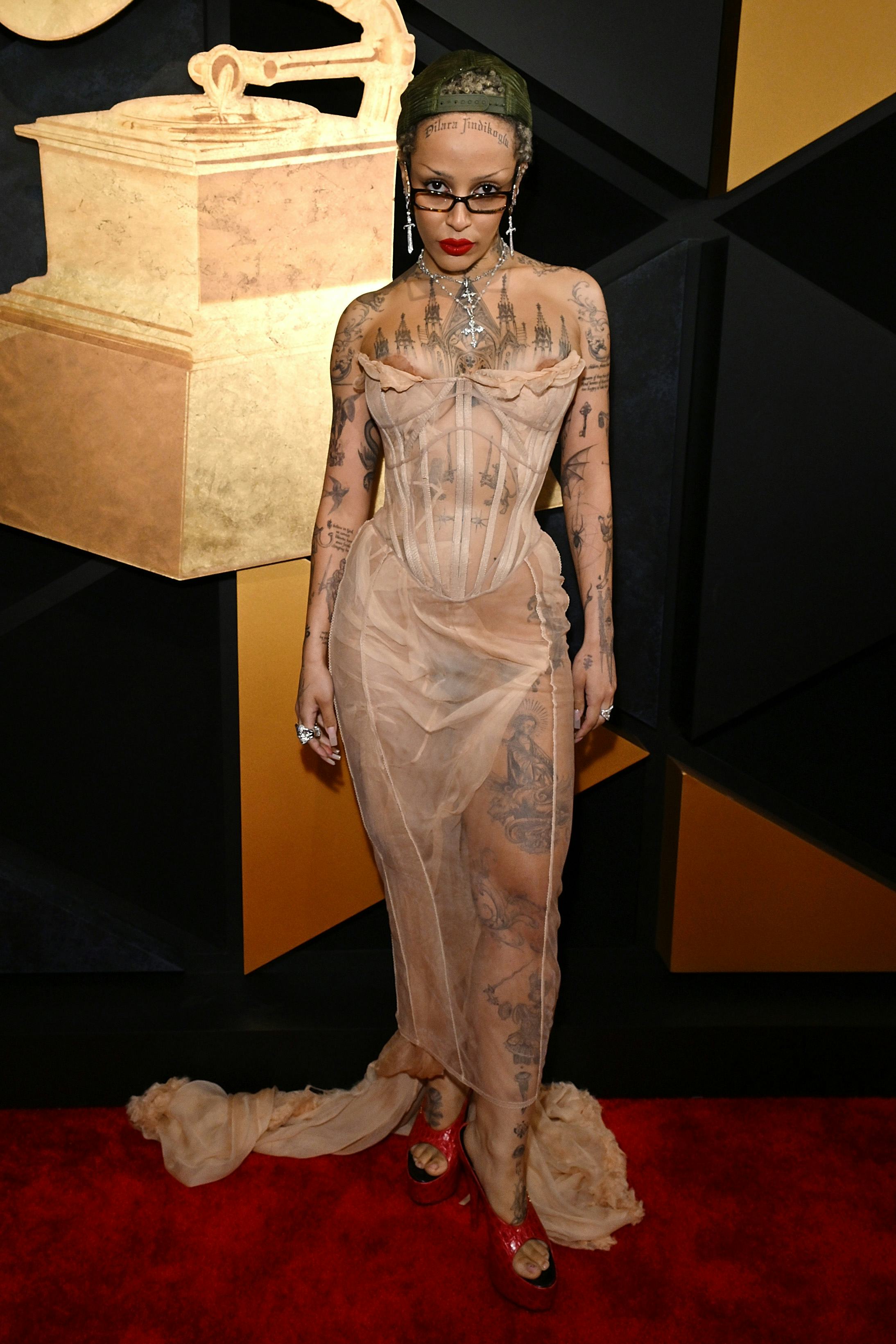 Doja Cat attends the 66th GRAMMY Awards at Crypto.com Arena on February 04, 2024 in Los Angeles, Cal&hellip;