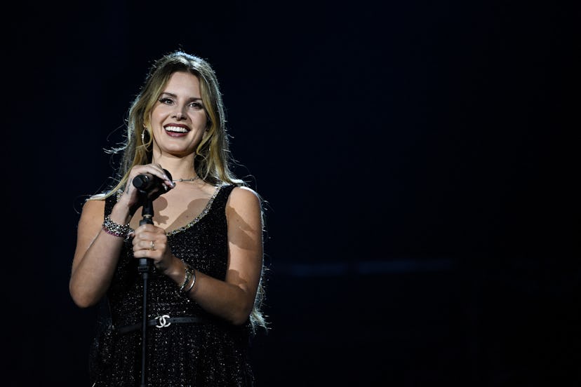 Lana Del Rey performs on stage