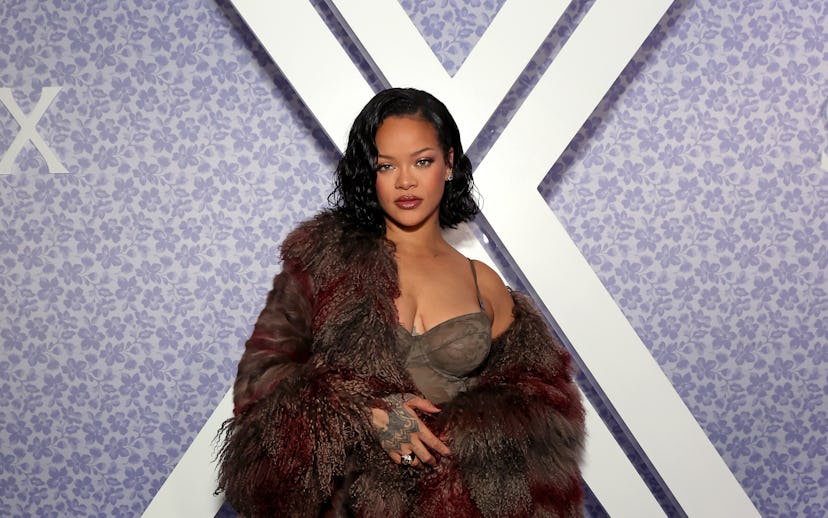 LOS ANGELES, CALIFORNIA - OCTOBER 10: Rihanna attends the Savage X Fenty Celebration of Lavish Lace ...