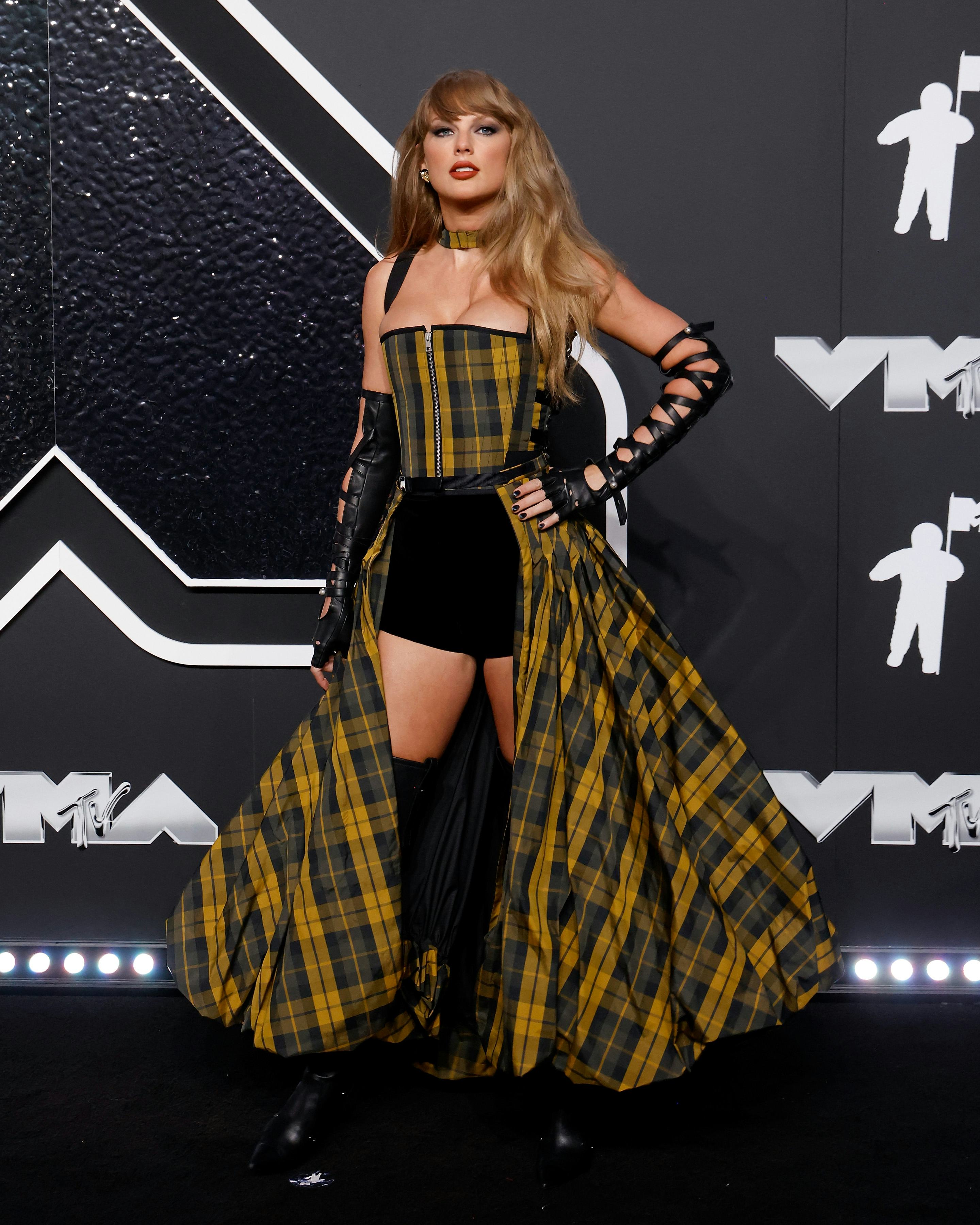ELMONT, NEW YORK - SEPTEMBER 11: Taylor Swift attends the 2024 MTV Video Music Awards at UBS Arena o&hellip;