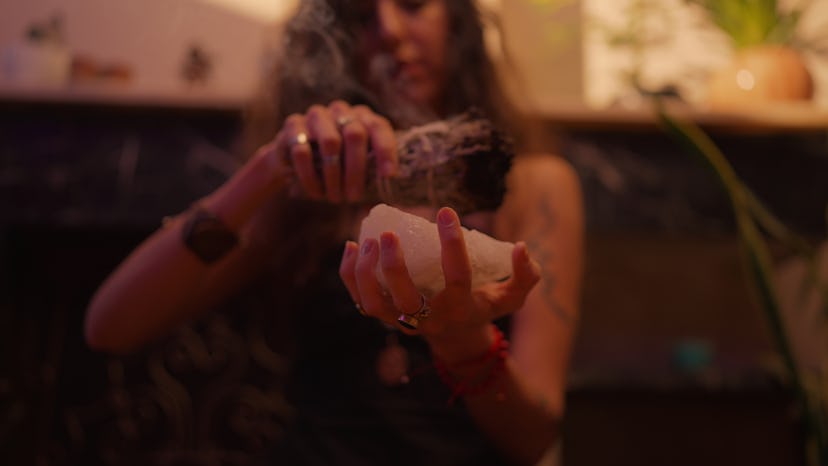 Try a crystal ceremony during the new moon.