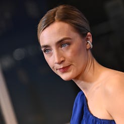 Saoirse Ronan at the Los Angeles premiere of "The Outrun" held at the Linwood Dunn Theater on Octobe...