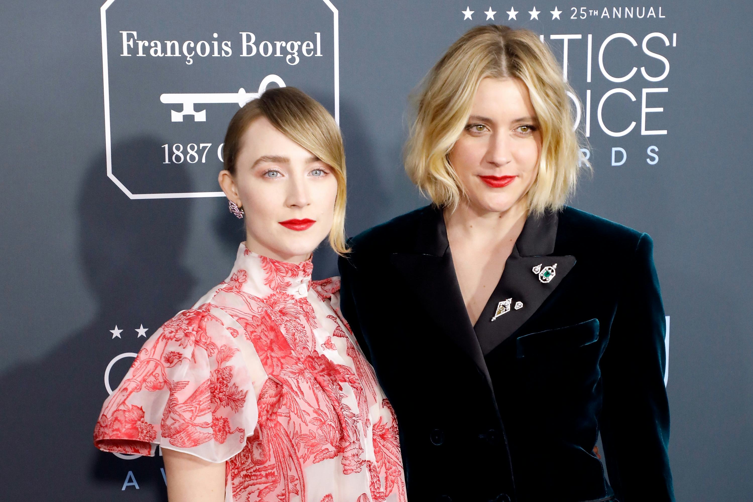 Saoirse Ronan and Greta Gerwig